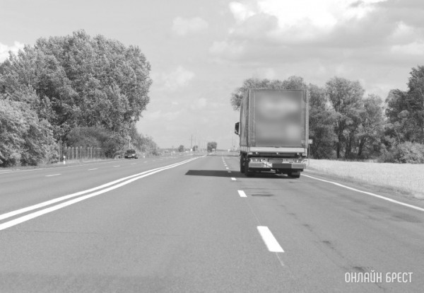 В Германии 28-летний белорус ехал на фуре змейкой с 2 промилле
